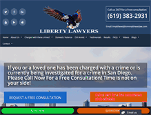 Tablet Screenshot of libertylawyers.com